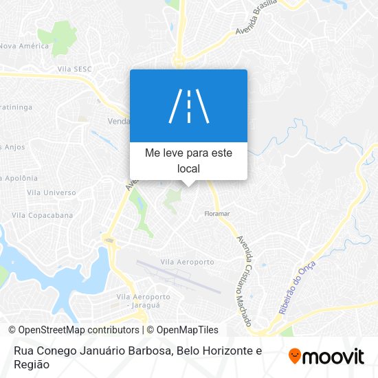 Rua Conego Januário Barbosa mapa