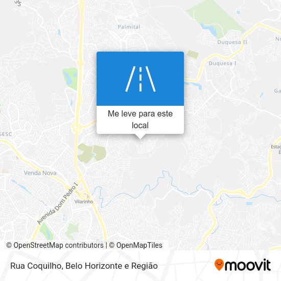 Rua Coquilho mapa