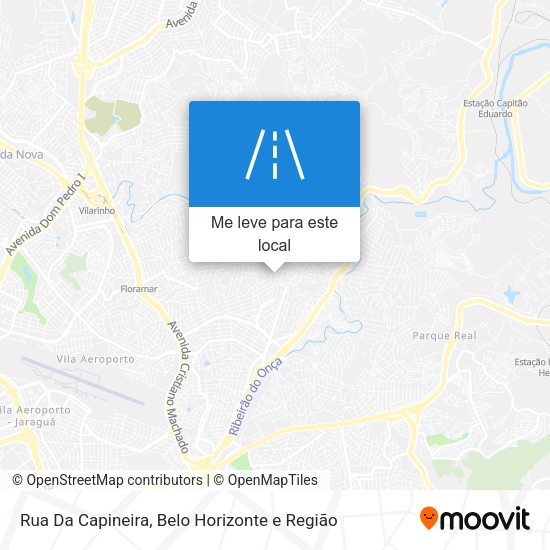 Rua Da Capineira mapa