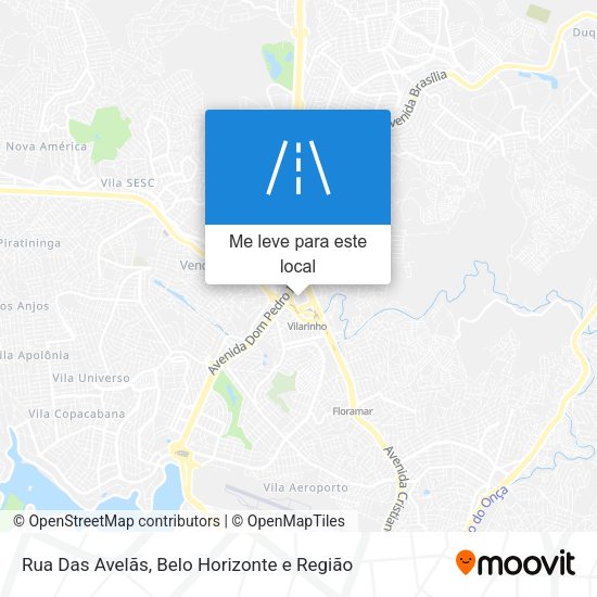 Rua Das Avelãs mapa