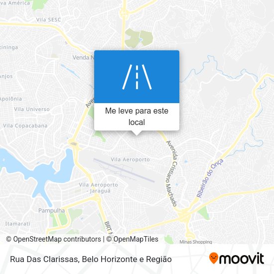 Rua Das Clarissas mapa