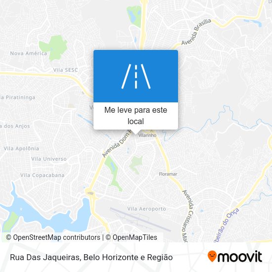 Rua Das Jaqueiras mapa