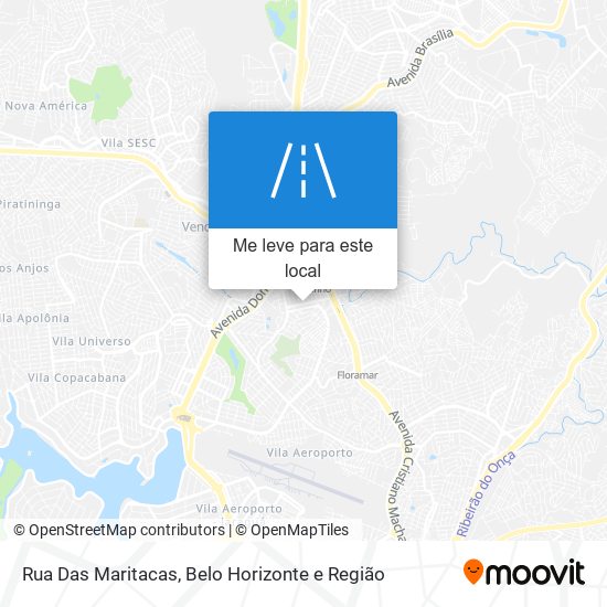 Rua Das Maritacas mapa