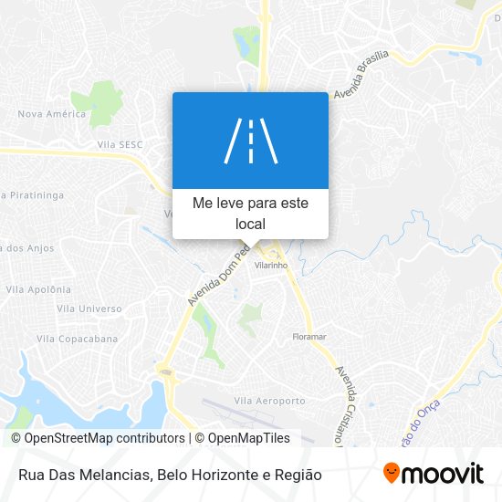 Rua Das Melancias mapa