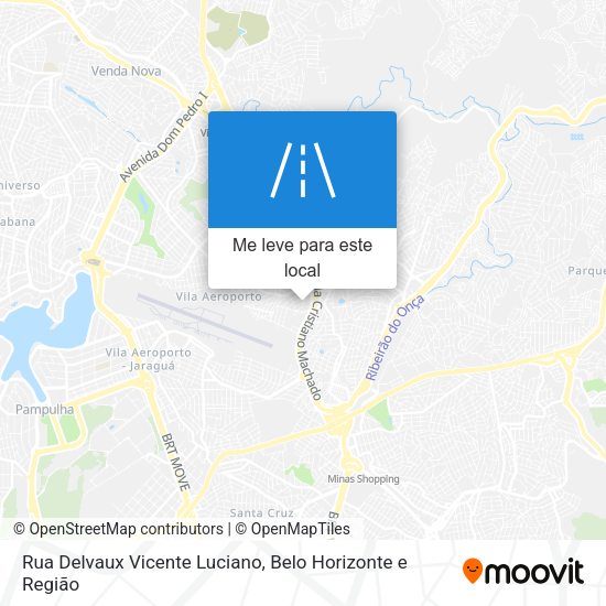 Rua Delvaux Vicente Luciano mapa