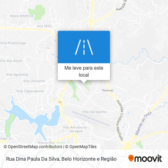 Rua Dina Paula Da Silva mapa