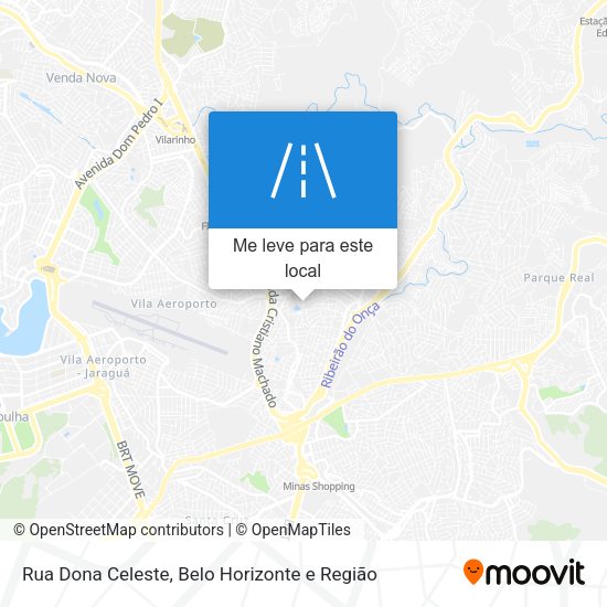 Rua Dona Celeste mapa