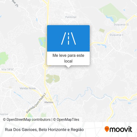 Rua Dos Gavioes mapa