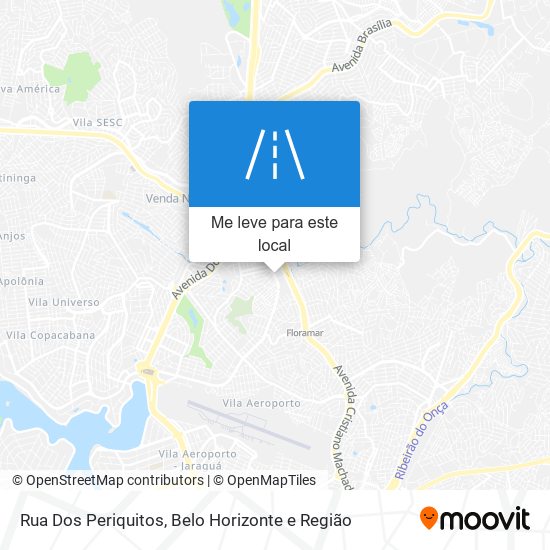 Rua Dos Periquitos mapa