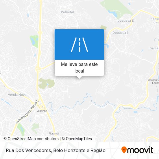 Rua Dos Vencedores mapa