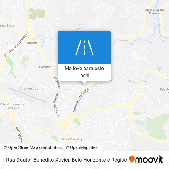 Rua Doutor Benedito Xavier mapa