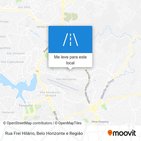 Rua Frei Hilário mapa