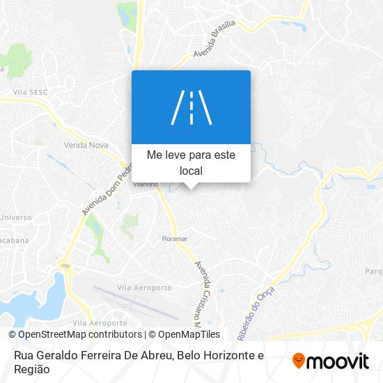 Rua Geraldo Ferreira De Abreu mapa