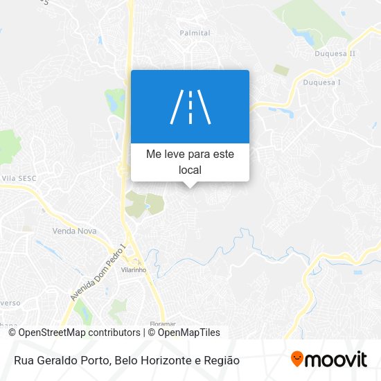 Rua Geraldo Porto mapa
