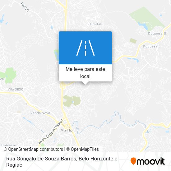 Rua Gonçalo De Souza Barros mapa