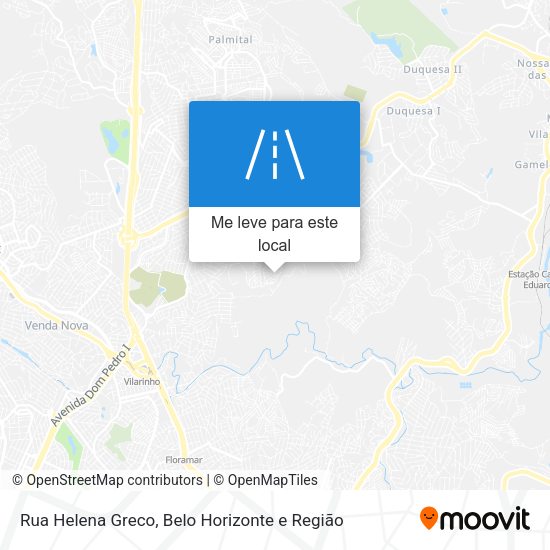 Rua Helena Greco mapa