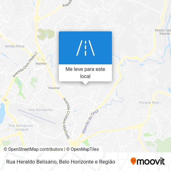 Rua Heraldo Belisário mapa