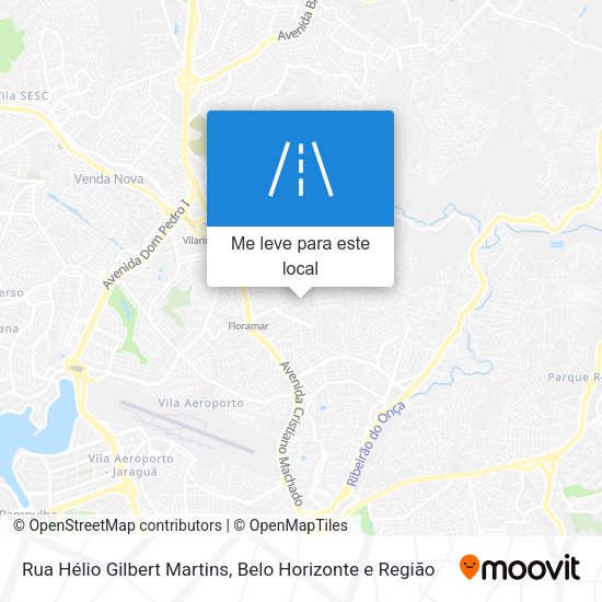 Rua Hélio Gilbert Martins mapa