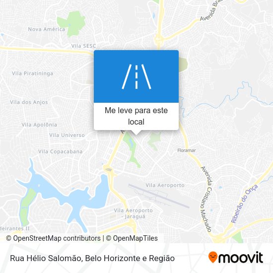 Rua Hélio Salomão mapa