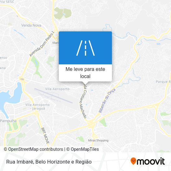 Rua Imbaré mapa