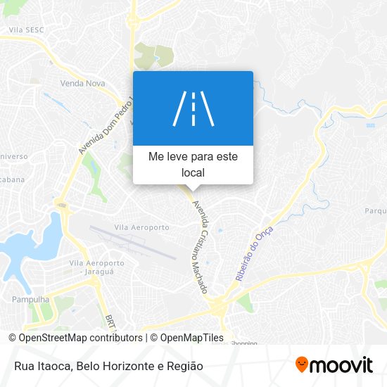 Rua Itaoca mapa