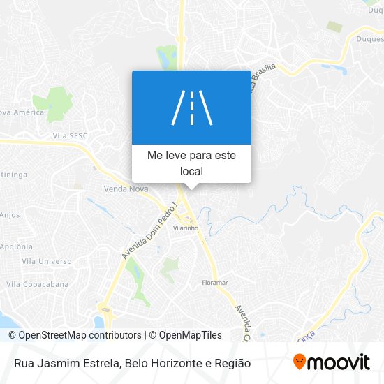 Rua Jasmim Estrela mapa