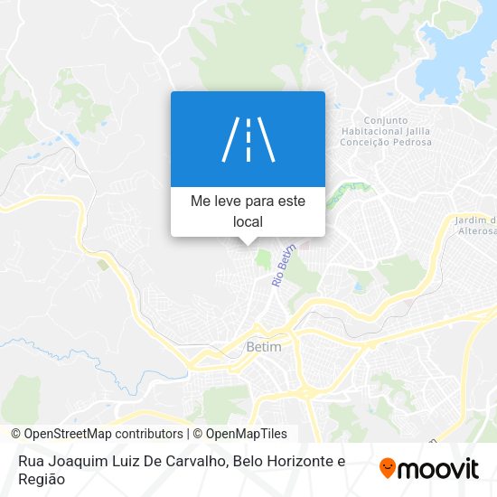Rua Joaquim Luiz De Carvalho mapa