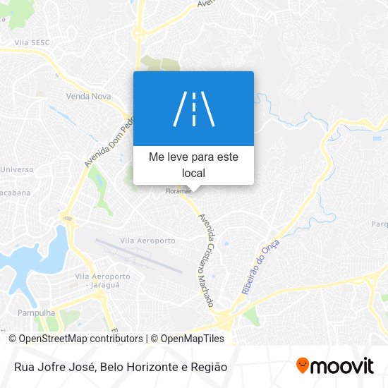 Rua Jofre José mapa