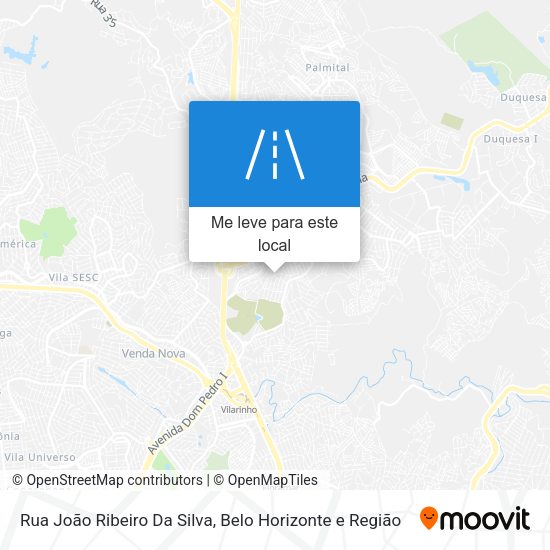 Rua João Ribeiro Da Silva mapa