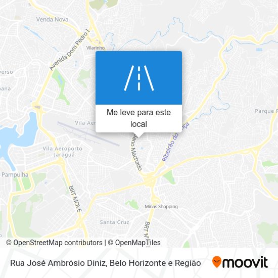 Rua José Ambrósio Diniz mapa