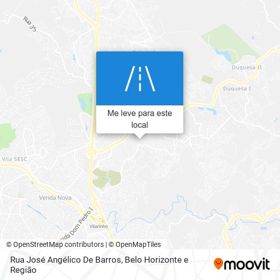 Rua José Angélico De Barros mapa