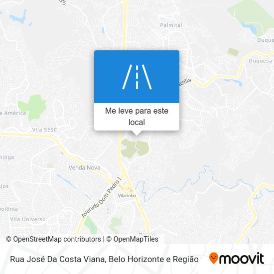 Rua José Da Costa Viana mapa