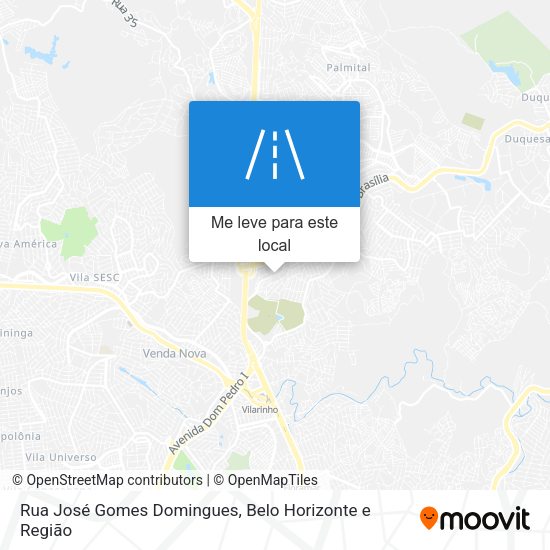 Rua José Gomes Domingues mapa