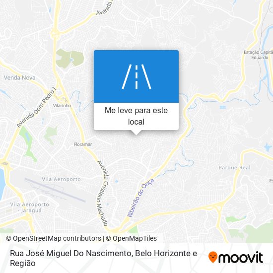 Rua José Miguel Do Nascimento mapa