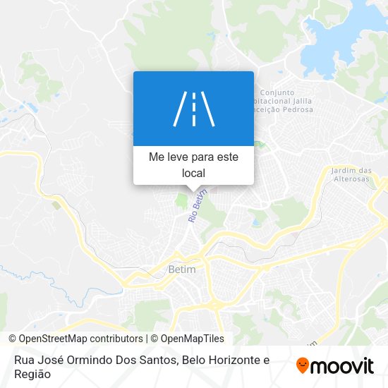 Rua José Ormindo Dos Santos mapa