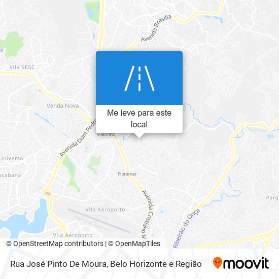 Rua José Pinto De Moura mapa