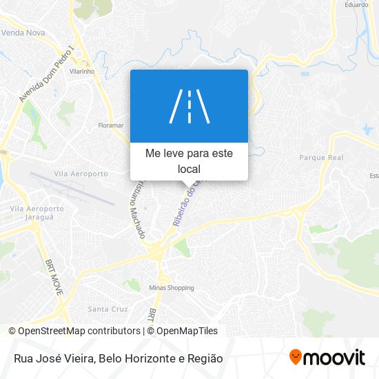 Rua José Vieira mapa