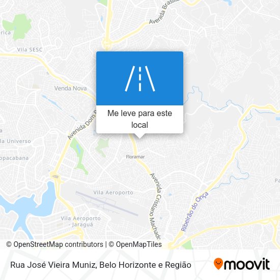 Rua José Vieira Muniz mapa