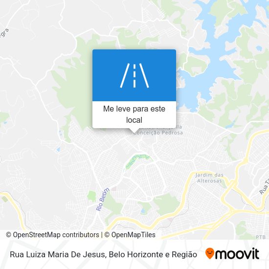 Rua Luiza Maria De Jesus mapa