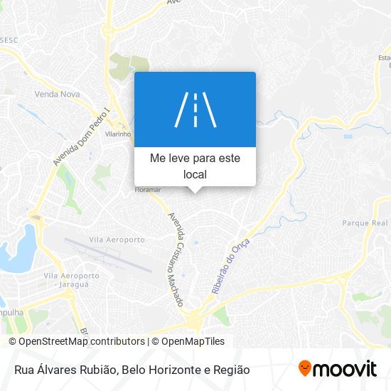 Rua Álvares Rubião mapa