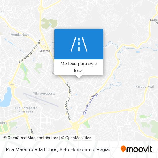 Rua Maestro Vila Lobos mapa