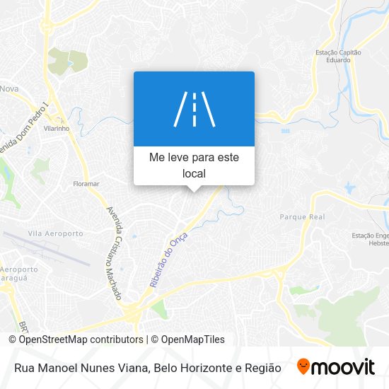 Rua Manoel Nunes Viana mapa