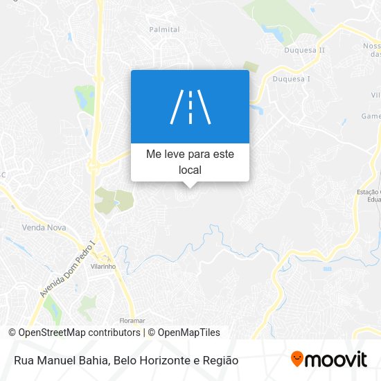 Rua Manuel Bahia mapa