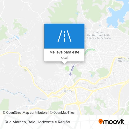 Rua Maraca mapa