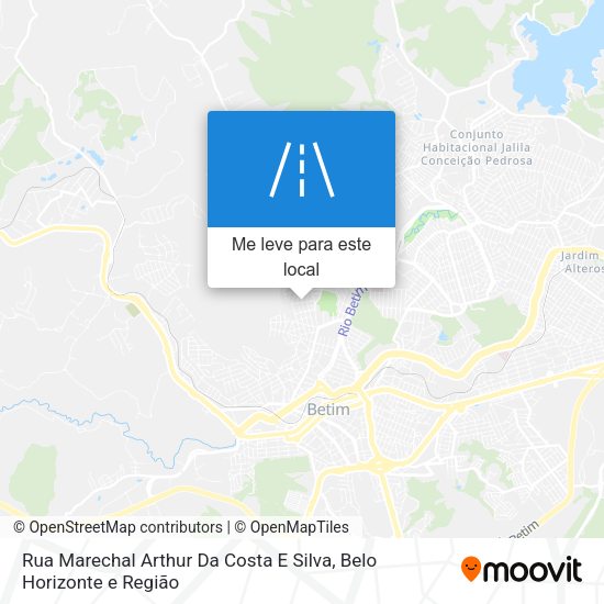 Rua Marechal Arthur Da Costa E Silva mapa