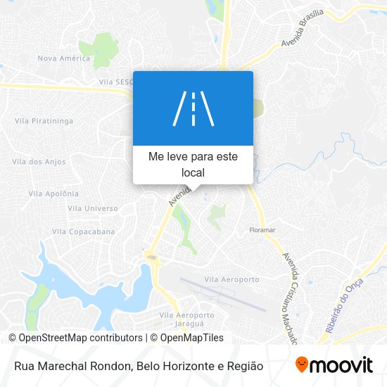 Rua Marechal Rondon mapa