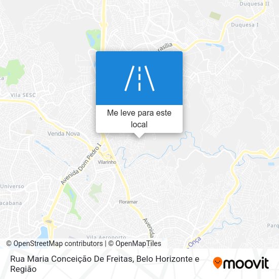 Rua Maria Conceição De Freitas mapa