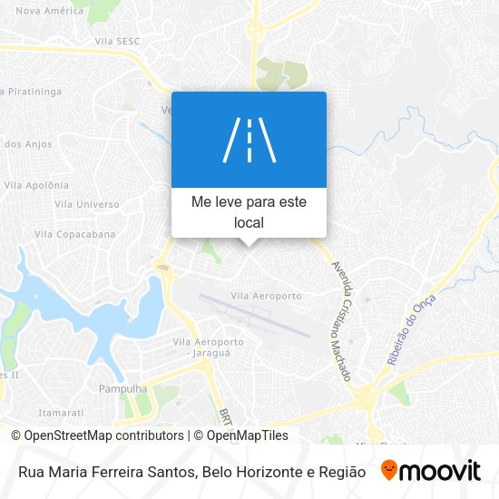Rua Maria Ferreira Santos mapa