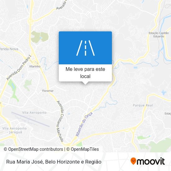 Rua Maria José mapa