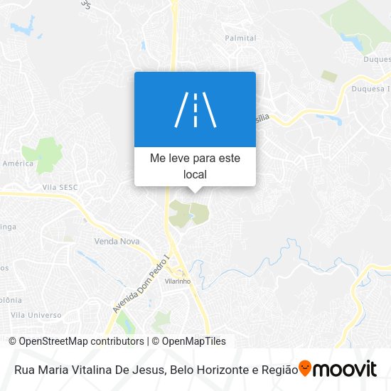 Rua Maria Vitalina De Jesus mapa